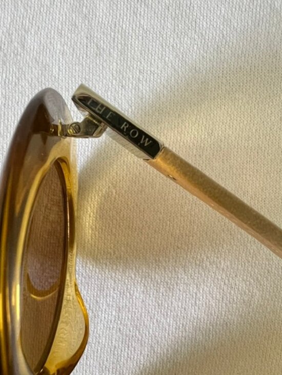 Linda Farrow x The Row 48/4 Womens Sunglasses Ocher main image 6